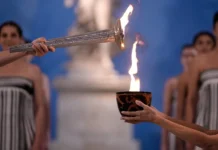 Огонь зимних Олимпийских игр 2026 года зажгли в Греции