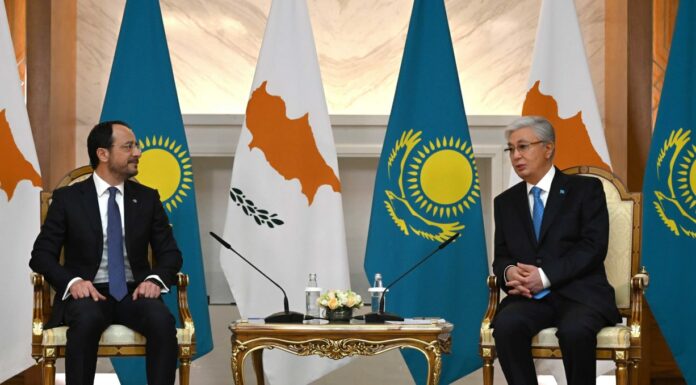 Президенты Казахстана и Кипра провели переговоры в узком составе